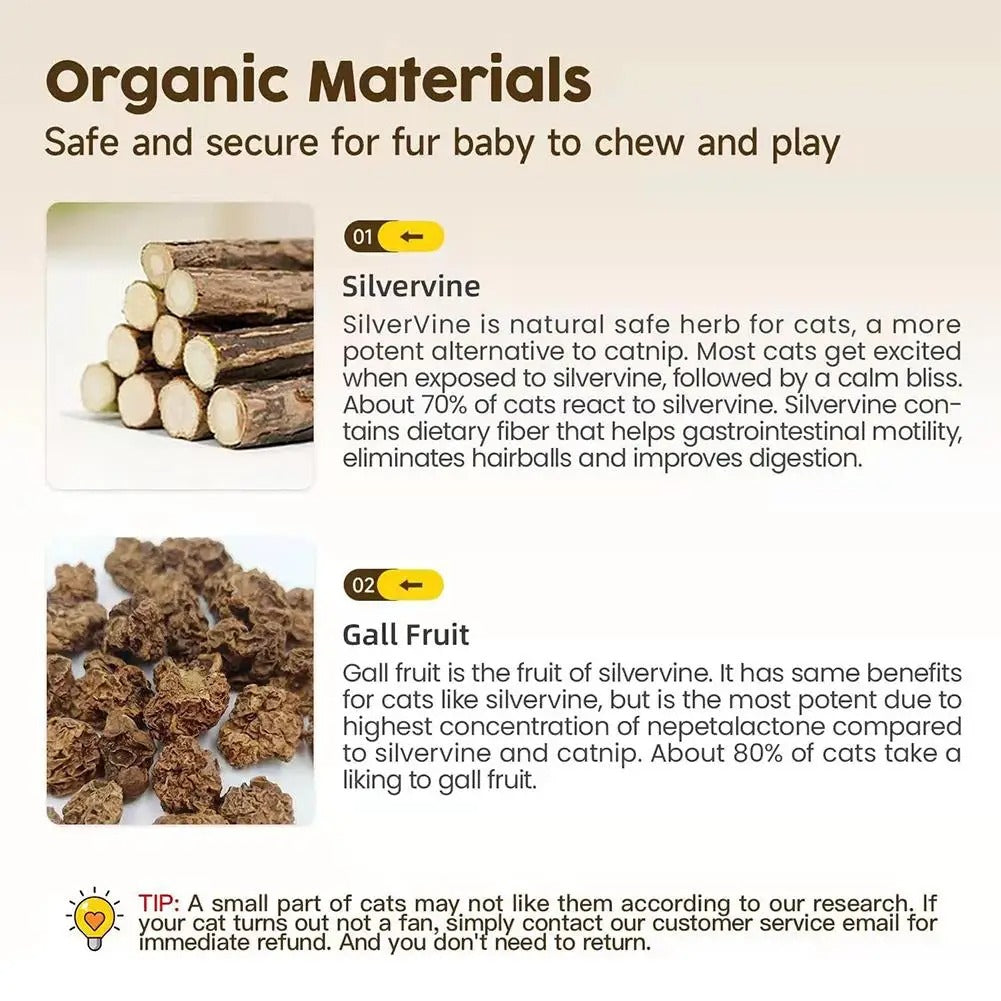 3 pack - natural cat dental sticks